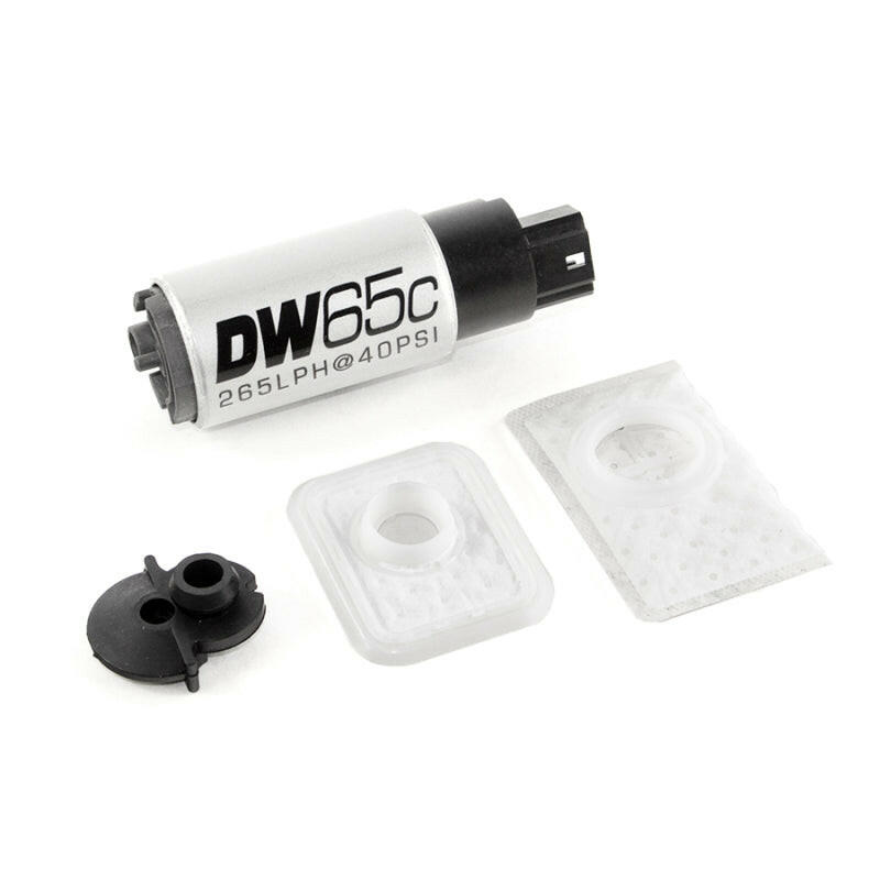 DeatschWerks 97-04 Jeep Wrangler 2.5L/4.0L DW65C 265lph Compact Fuel Pump w/ Install Kit Fuel Pumps DeatschWerks