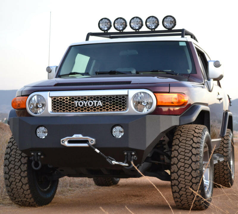 Body Armor 4x4 07-14 Toyota FJ Cruiser Pro Series Front Winch Bumper Bumpers - Steel Body Armor 4x4