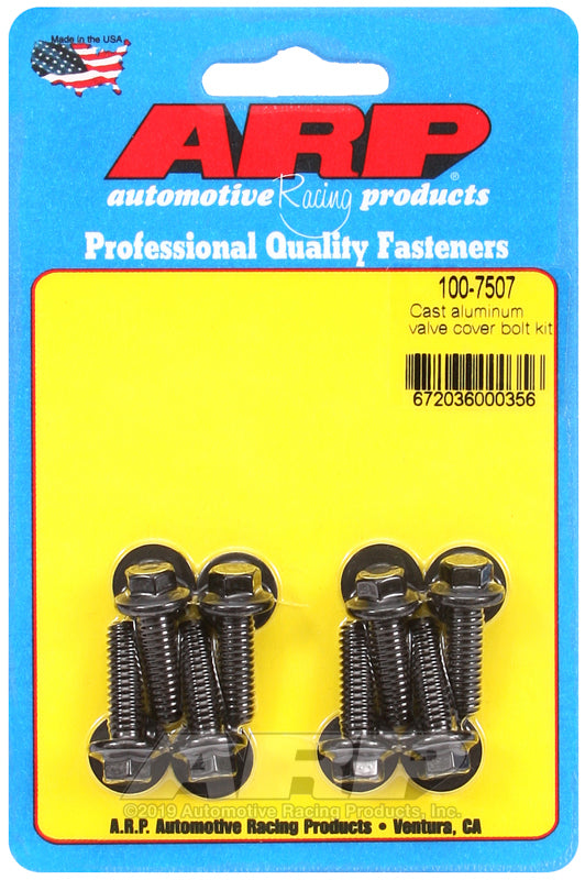ARP Cast Aluminum Hex Valve Cover Bolt Kit Hardware Kits - Other ARP