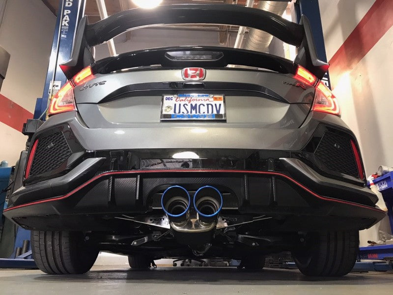 Injen 17-19 Honda Civic Type-R 3in SS Cat-Back Exhaust w/ Dual Burnt Titanium Tips Catback Injen
