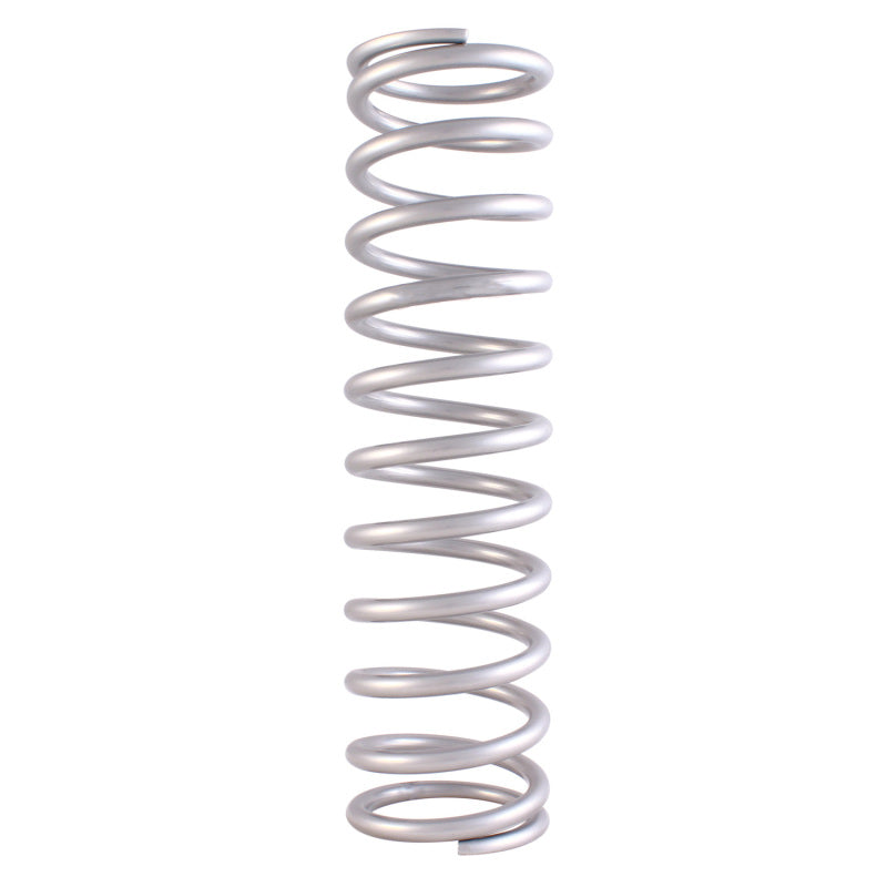 QA1 2-1/2in ID Spring - 12in Length x 525lbs/in - Silver Powder Coated Coilover Springs QA1