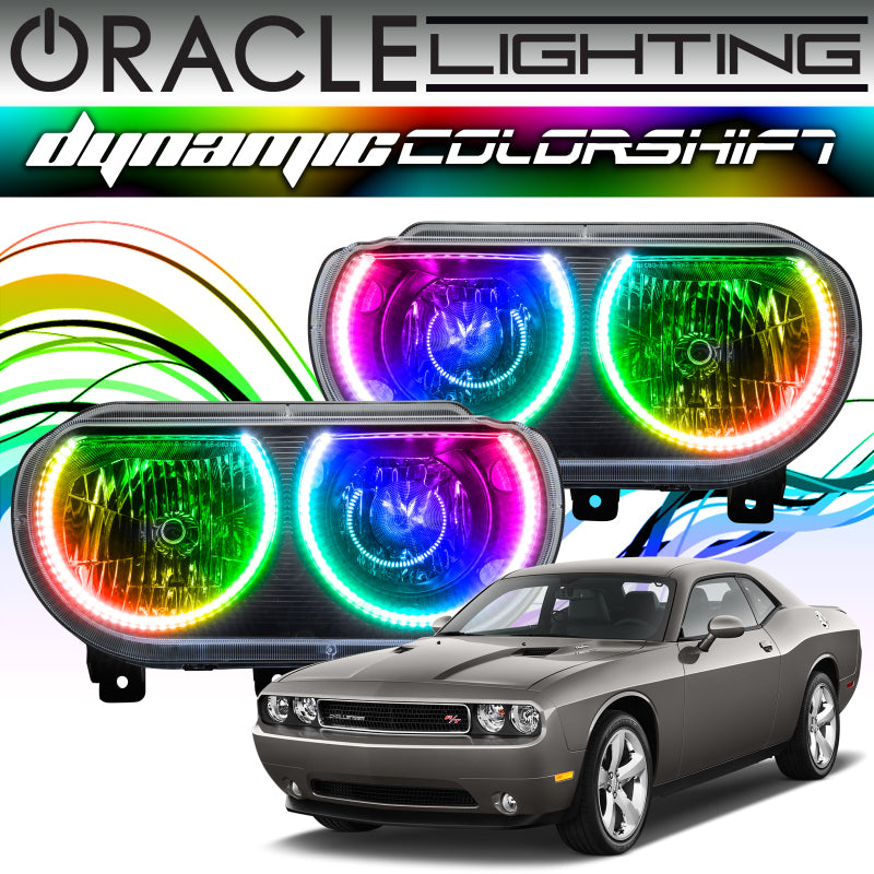 Oracle Dodge Challenger 08-14 Halo Kit - Dynamic - Dynamic Headlights ORACLE Lighting