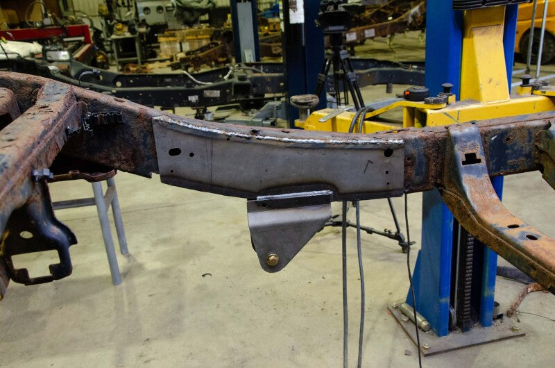 Rust Buster 06-10 Hummer H3 Leaf Spring Frame Section - Right Frames RustBuster