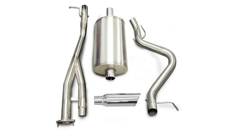 Corsa 2003-2007 -06 Chevrolet Silverado Short Bed SS 6.0L V8 Polished Sport Cat-Back Exhaust Catback CORSA Performance