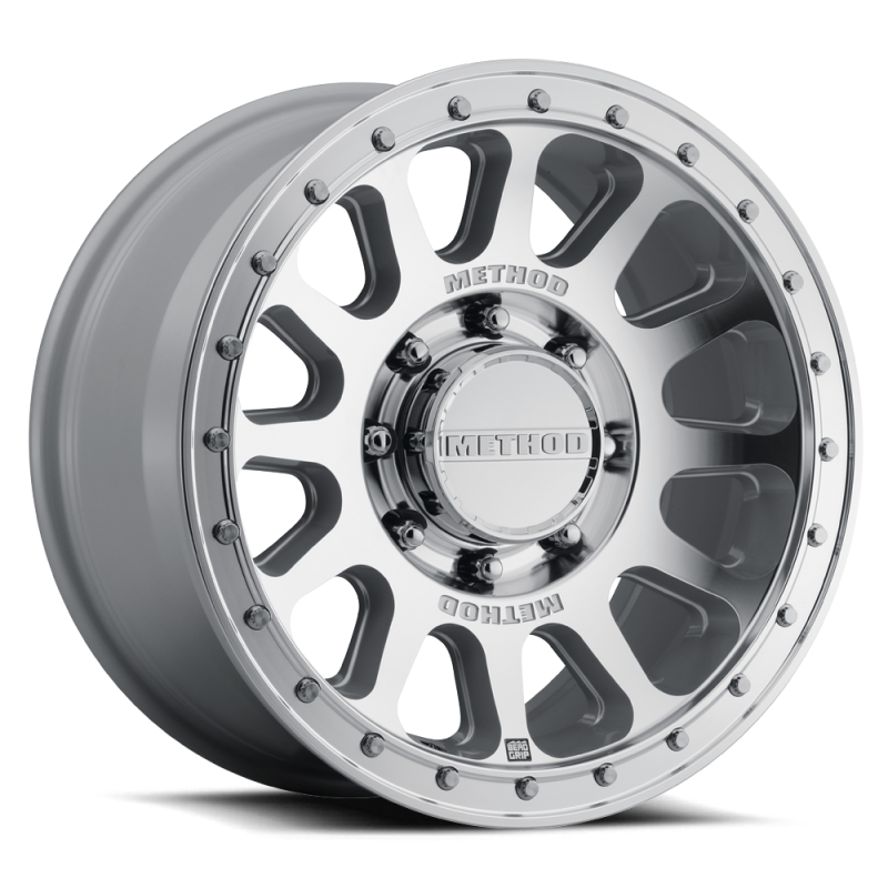 Method MR709 HD Bead Grip 18x 9in / ET12 / 8x6.5 BP / 121.3mm Bore - Machined Wheel Wheels - Cast Method Wheels