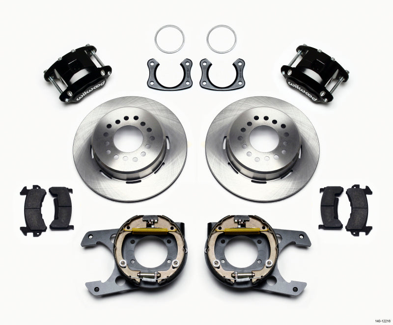 Wilwood D154 P/S Park Brake Kit Big Ford New Style 2.36in Offset Big Brake Kits Wilwood