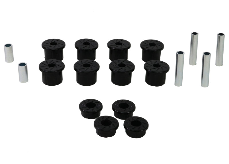 Whiteline 1980-1997 Ford F-250 Spring - Eye Front/Rear And Shackle Bushing Spring Insulators Whiteline