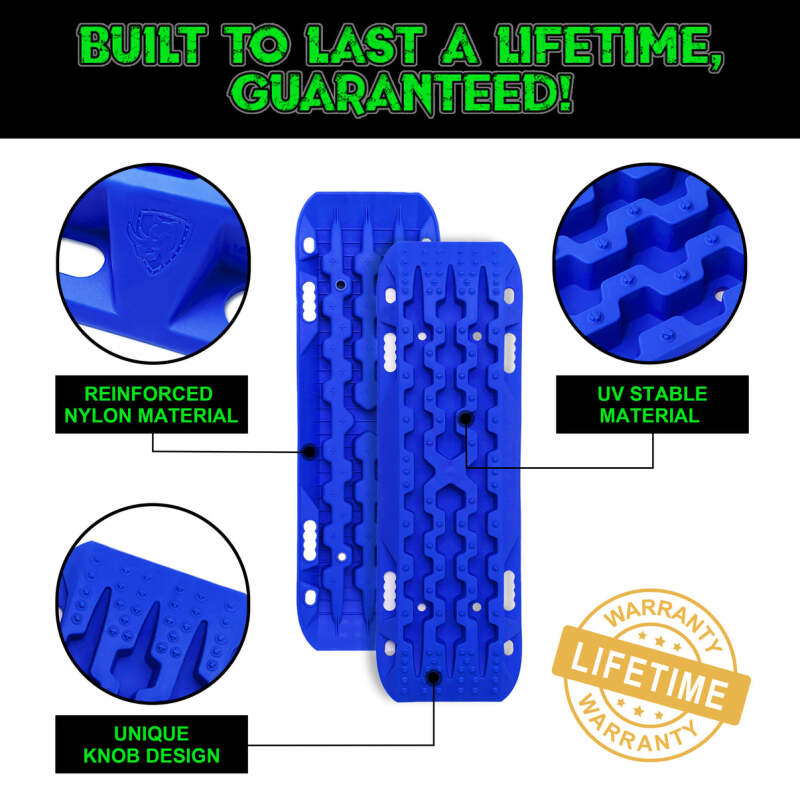 Rhino USA Recovery Traction Boards - Blue (Pair) Recovery Boards Rhino USA