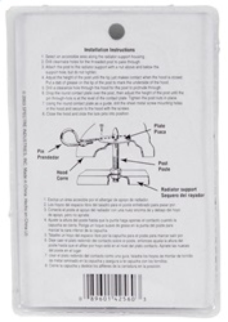 Spectre Hood Pin Kit Hood Pins Spectre