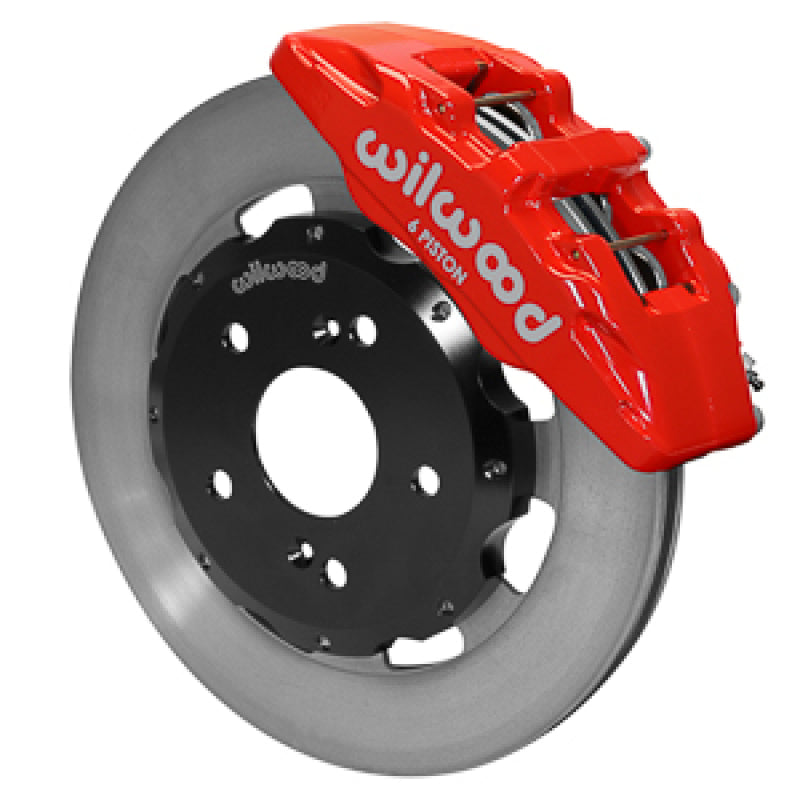 Wilwood 02-06 Acura RSX Dynapro Forged Dynapro 6 Big Brake Front Brake Kit - Red Big Brake Kits Wilwood