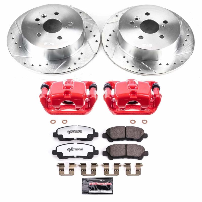Power Stop 08-09 Toyota High Lander Rear Z36 Truck & Tow Brake Kit w/Calipers Brake Kits - Performance D&S PowerStop