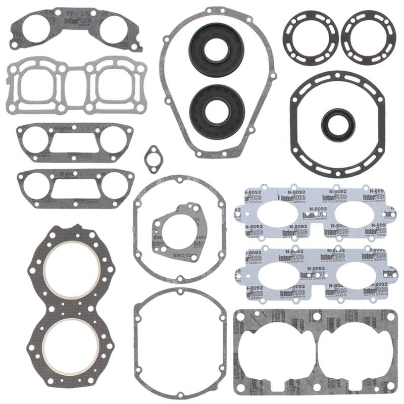 Vertex Gaskets 94-95 Yamaha 700 Wave Raider Complete Gasket Kit w/ Oil Seals Engine Hardware Vertex Pistons
