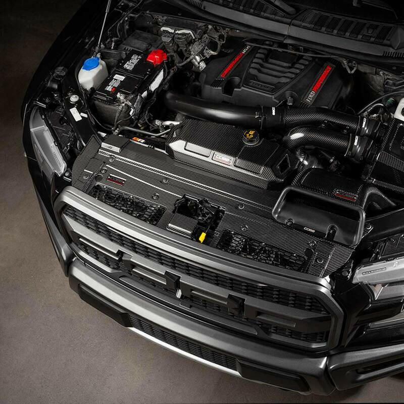 Cobb 17-20 Ford F-150 Ecoboost Raptor Redline Carbon Fiber Radiator Shroud Radiator Shrouds COBB