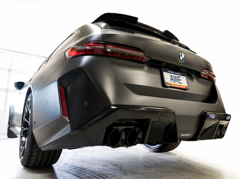 AWE Tuning BMW G90/G99 M5 Touring Edition Cat-Back Exhaust - Diamond Black Tips Catback AWE Tuning