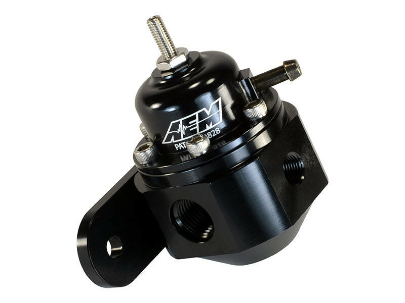AEM Universal Black Adjustable Fuel Pressure Regulator Fuel Pressure Regulators AEM