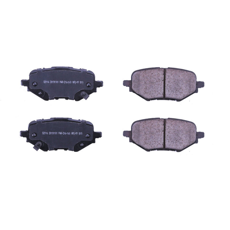 Power Stop 18-19 Honda Clarity Rear Z16 Evolution Ceramic Brake Pads Brake Pads - OE PowerStop