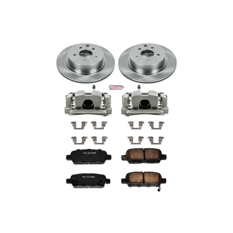 Power Stop 08-12 Infiniti EX35 Rear Autospecialty Brake Kit w/Calipers Brake Kits - OE PowerStop