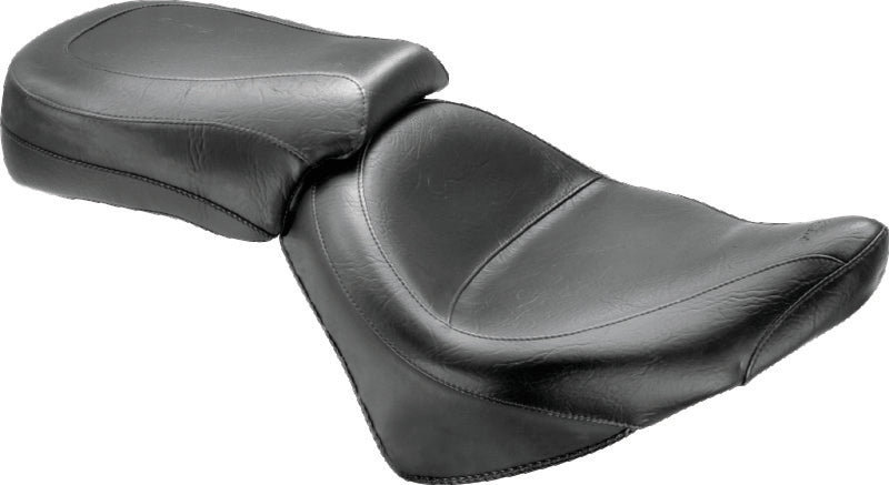 Mustang 03-17 Victory Vegas, Kingpin, 05-07 8-Ball Standard Touring 2PC Seat - Black Two-Piece Motorcycle Seats Mustang Motorcycle