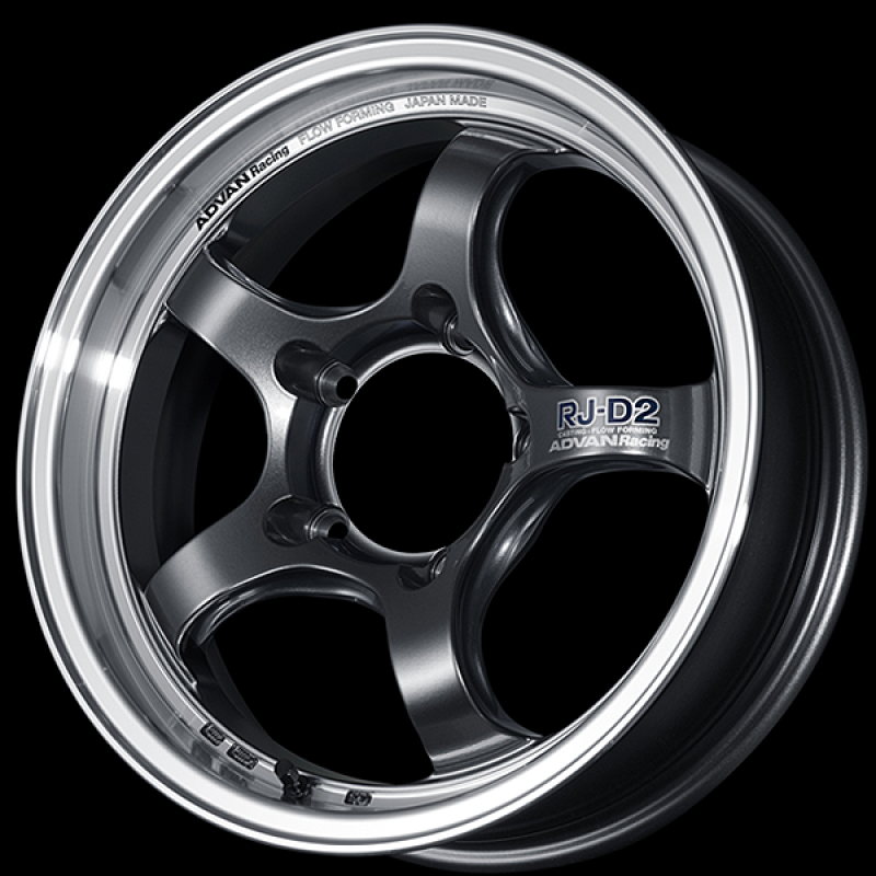 Advan RG-D2 for Truck 17x8.5 / -10 Offset / 6x139.7 / 112mm Bore / Machining and Racing Gunmetallic Wheels - Cast Advan