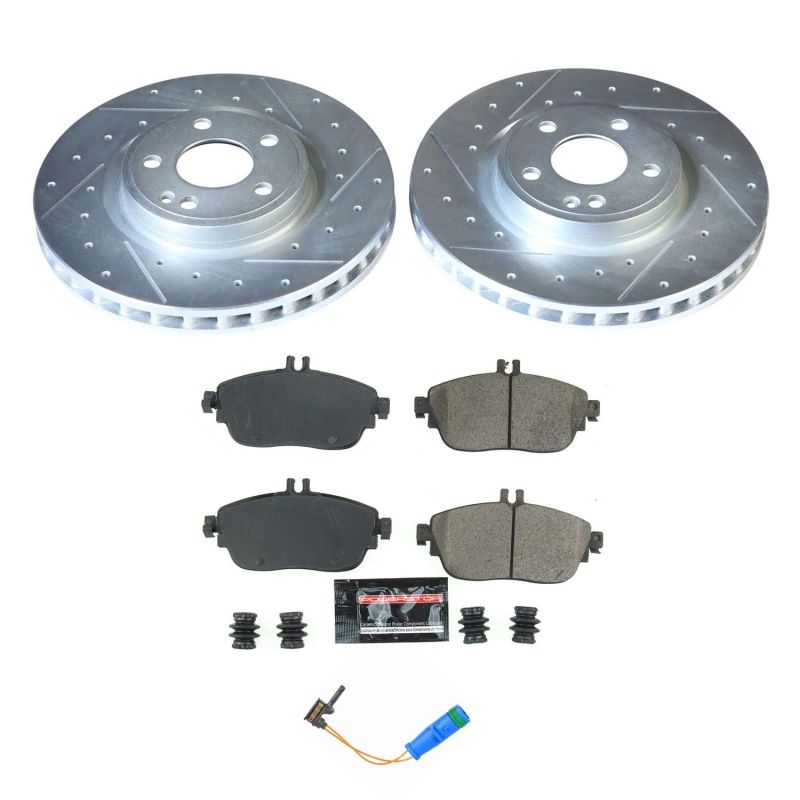 Power Stop 17-19 Infiniti QX30 Front Z23 Evolution Sport Brake Kit Brake Kits - Performance D&S PowerStop