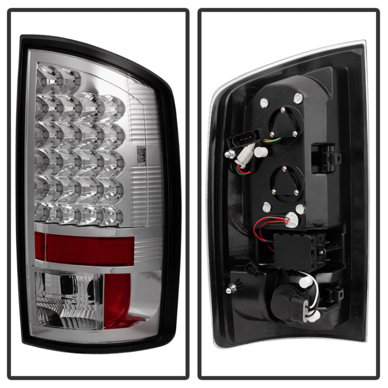 Spyder Dodge Ram 07-08 1500/Ram 07-09 2500/3500 LED Tail Lights Chrome ALT-YD-DRAM06-LED-C Tail Lights SPYDER