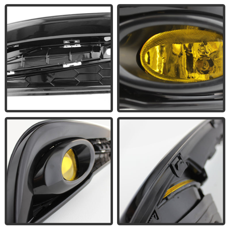 Spyder Honda Civic 2013-2014 4dr OEM Fog Light W/Switch Yellow FL-HC2013-4D-Y Fog Lights SPYDER