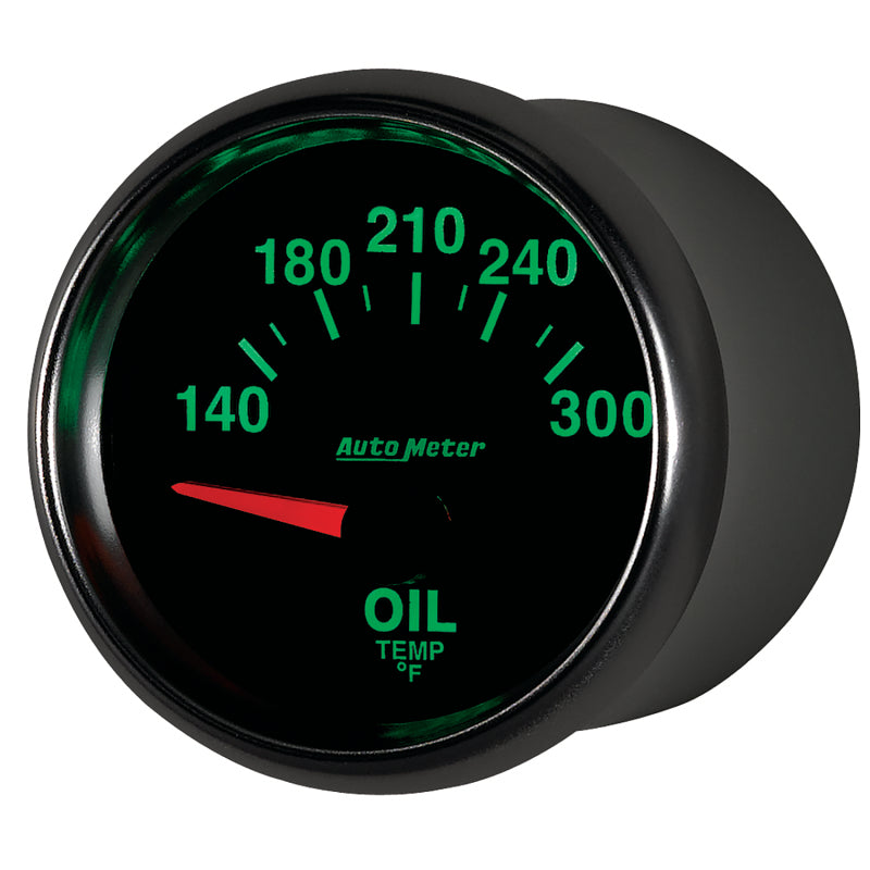 Autometer GS 52mm 140-300 Deg F Short Sweep Electronic Oil Temperature Gauge Gauges AutoMeter