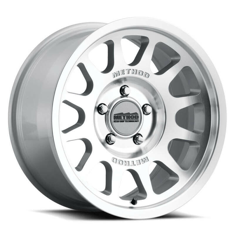 Method MR703 Bead Grip 17x8.5 0mm Offset 5x5 71.5mm CB Machined/Clear Coat Wheel Wheels - Cast Method Wheels