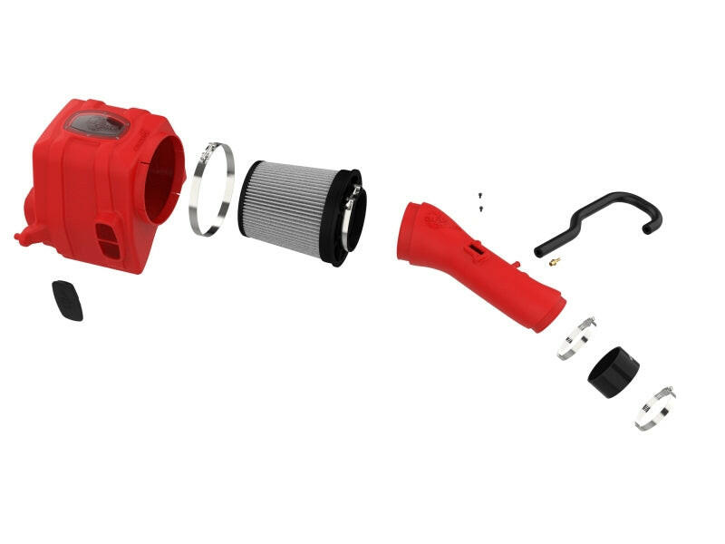 aFe 07-21 Toyota Tundra V8 5.7L Momentum GT Red Edition Cold Air Intake System w/ Pro DRY S Filter Cold Air Intakes aFe