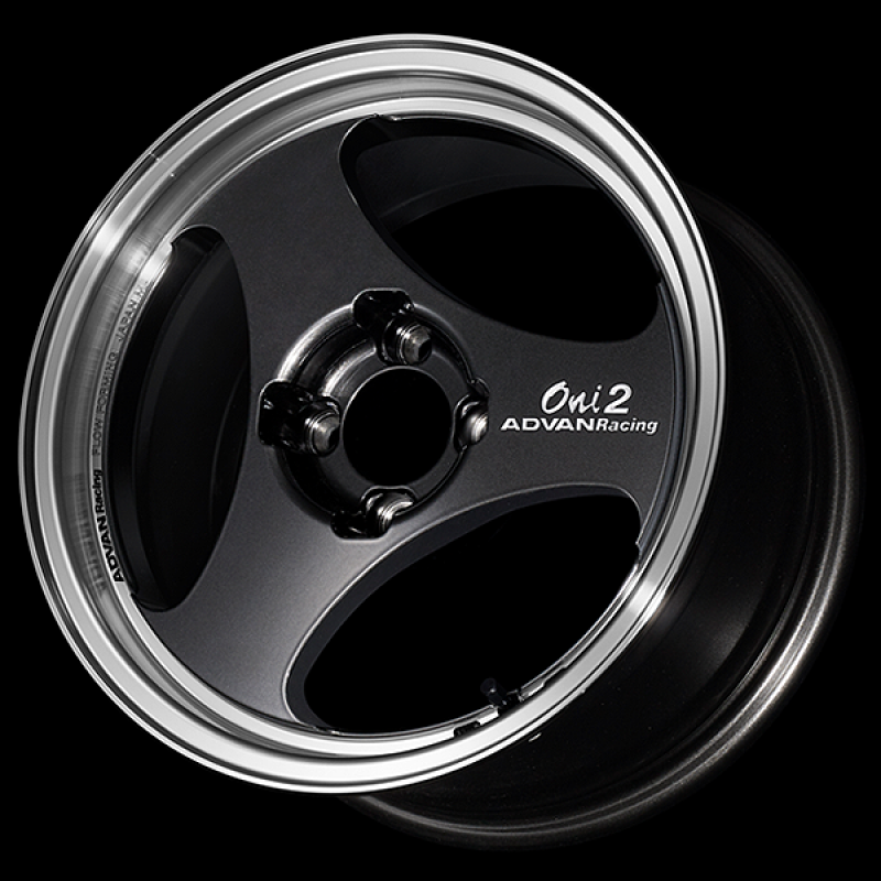 Advan ONI2 15x7.0 / +30 Offset / 4x100 / 63mm Bore / Machining and Black Gunmetallic Wheels - Cast Advan