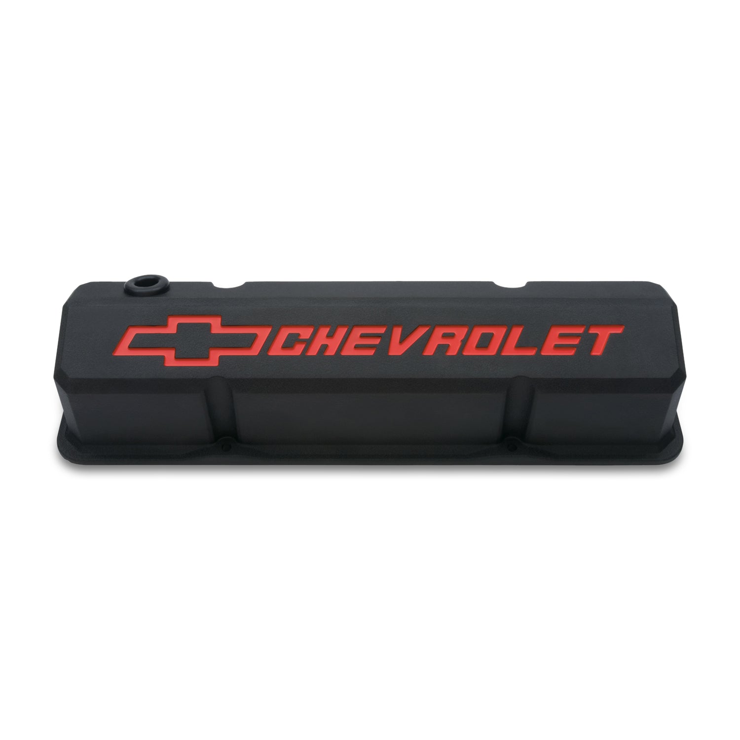 SBC Slant Edge Blk Crinkle V/C Tall Engine Valve Cover Proform