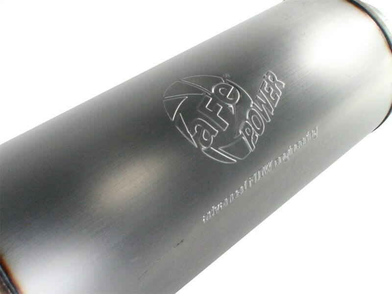 aFe MACHForce XP Exhausts Mufflers SS-409 EXH Muffler 5 ID In/Out 8 Dia Catback aFe