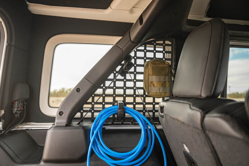 DV8 Offroad 18-25 Jeep Wrangler (JL) 4-Door Rear Window Pocketed Molle Panels Exterior Trim DV8 Offroad