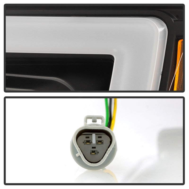 Spyder Apex 05-08 Nissan Frontier High-Power LED Module Headlights - Black (PRO-YD-NF05AP-SEQGR-BK) Headlights SPYDER