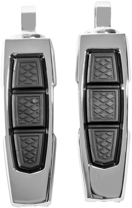 Kuryakyn Enygma Pegs With Adapter - Chrome Footpegs Kuryakyn