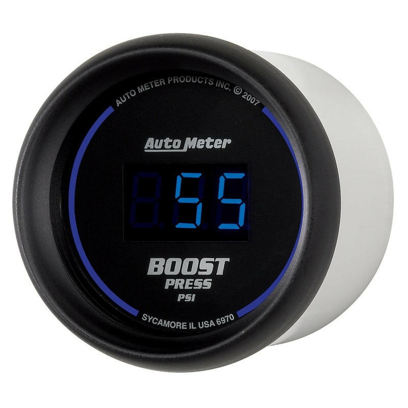Autometer Cobalt Digital 52mm Digital 5-60 PSI Boost Gauge Gauges AutoMeter