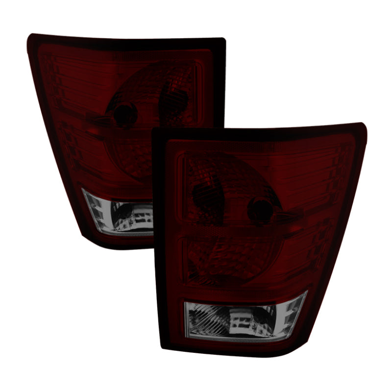 xTune Jeep Grand Cherokee 07-10 OEM Style Tail Lights -Red Smoked ALT-JH-JGC07-OE-RSM Tail Lights SPYDER