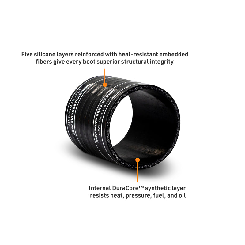 Mishimoto Duracore 3.5in Straight Coupler Silicone Couplers & Hoses Mishimoto