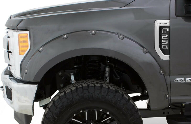 Bushwacker 18-19 Ford F-150 Pocket Style Flares 4 pc - Shadow Black Fender Flares Bushwacker