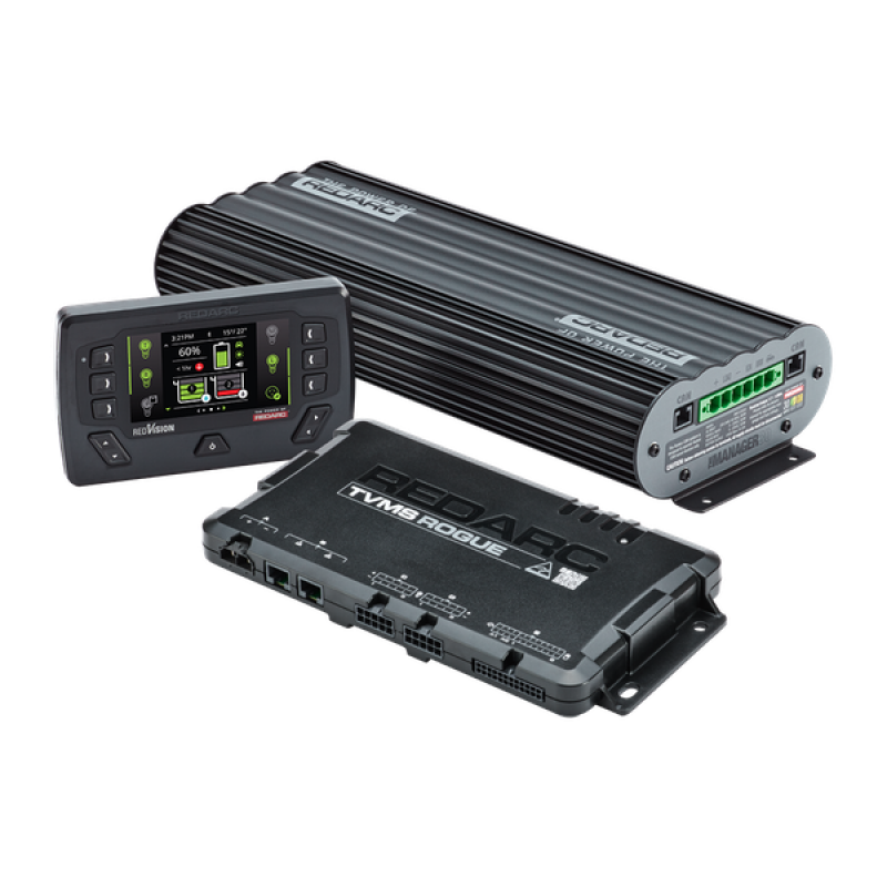 REDARC Total Vehicle Management System - Rogue w/Manager30 System & RedVision Display Vehicle Management REDARC