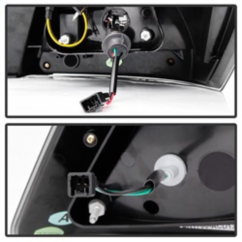 Spyder Honda Accord 2013-2015 4DR LED Tail Lights - Black ALT-YD-HA13LED-LED-BK Tail Lights SPYDER