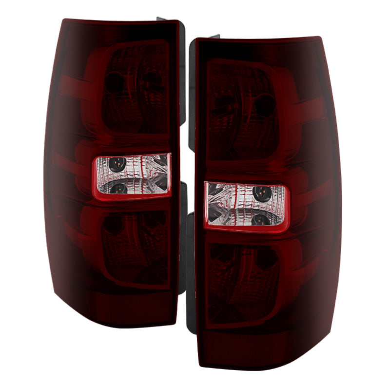 xTune Chevy Suburban 07-13 OEM Style Tail Lights Red Smoked ALT-JH-CSUB07-OE-RSM Tail Lights SPYDER