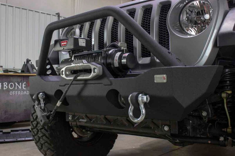 Fishbone Offroad 2018+ Jeep Wrangler JL Mako Front Bumper Bumpers - Steel Fishbone Offroad