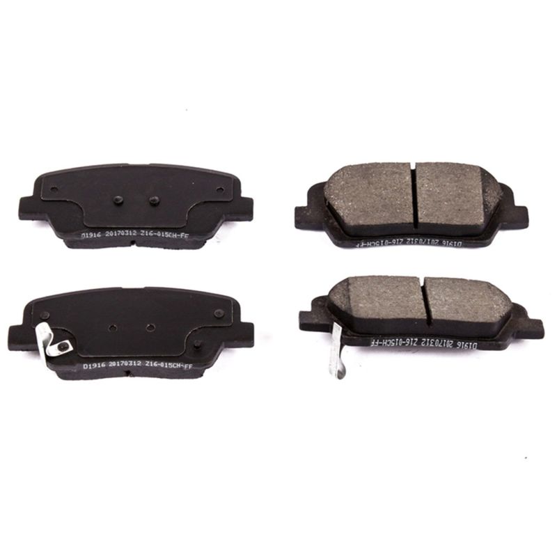 Power Stop 10-18 Hyundai Santa Fe Rear Z16 Evolution Ceramic Brake Pads Brake Pads - OE PowerStop