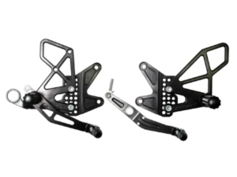 Vortex Racing 06-16 Yamaha YZF-R6 Rear Set- Black Bike Stands Vortex Racing