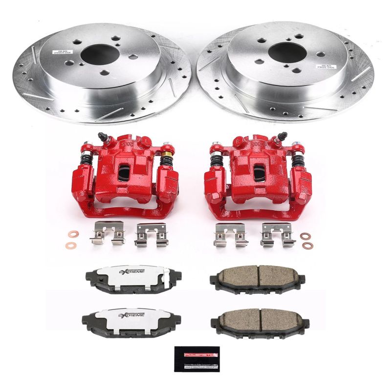 Power Stop 2005 Subaru Legacy Rear Z26 Street Warrior Brake Kit w/Calipers Brake Kits - Performance D&S PowerStop