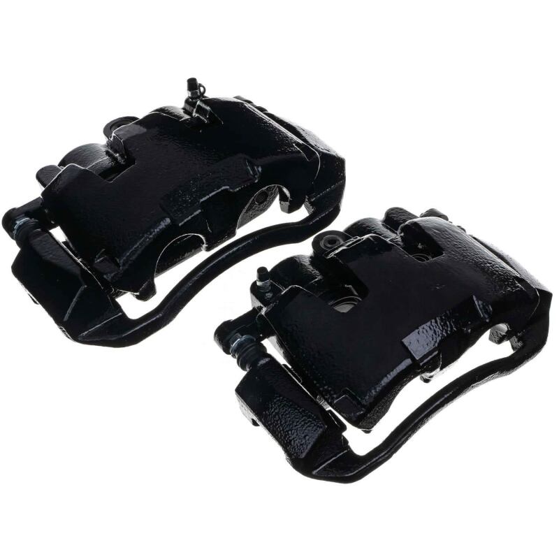 Power Stop 11-18 Ram 1500 Front Black Calipers - Pair (w/Bracket) Brake Calipers - Perf PowerStop