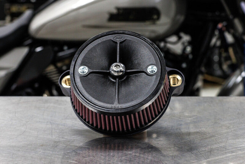S&S Cycle 2023 CVO M8 Touring Models w/ VVT Stealth Air Cleaner Kit Air Intake Components S&S Cycle