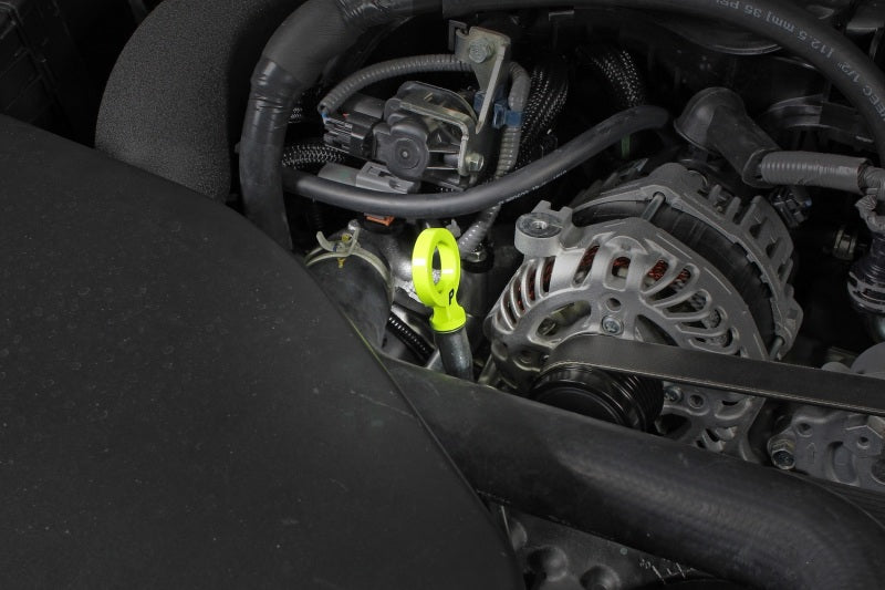 PERRIN 15-25 Subaru WRX & 13-25 BRZ/FR-S/86/GR86 Dipstick Handle Loop Style - Neon Yellow Dipsticks Perrin Performance