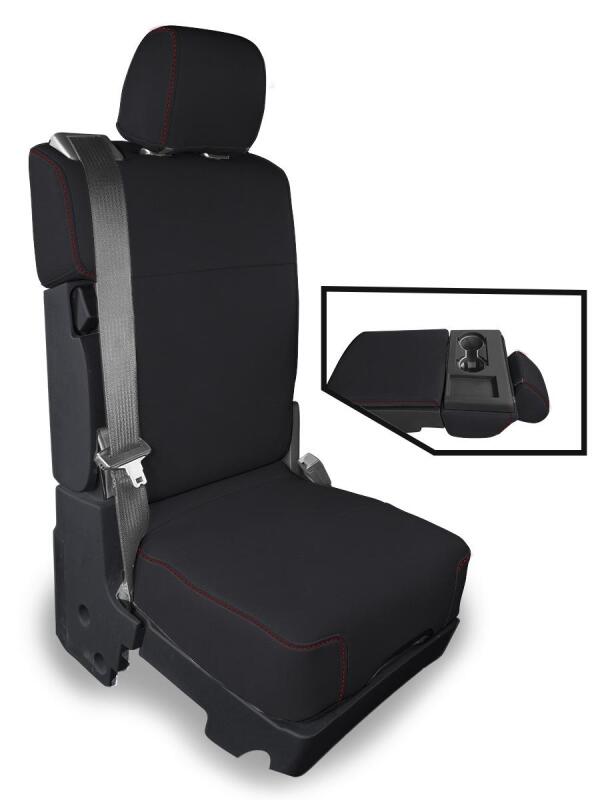 PRP 2015+ Ford F150 / 2017+ Super Duty Center Jump Seat Cover w/ Std. Console - Red Seat Covers PRP Seats